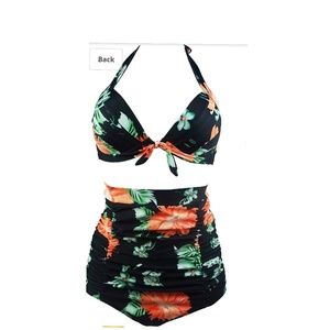Two piece high waisted bikini
